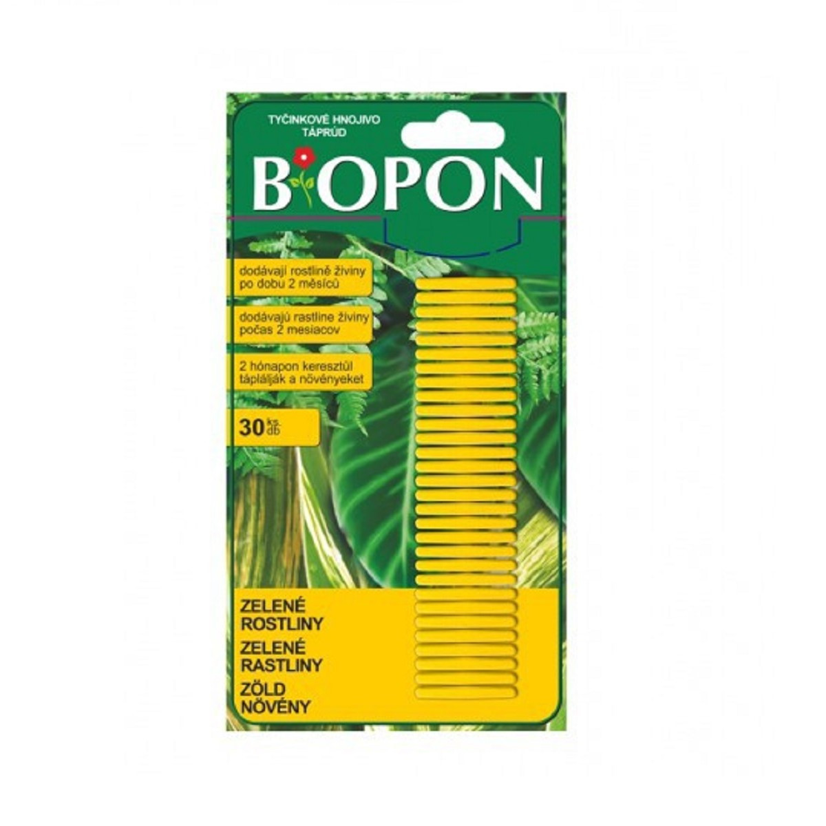 Tyčinkové hnojivo na zelené rostliny - BoPon - 30 ks