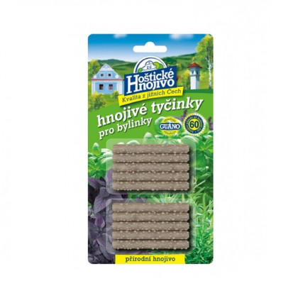 Hnojivé tyčinky pro bylinky - Hoštické hnojivo - 10 ks