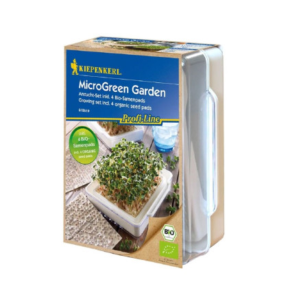 Microgreen garden - kompletní sada včetně 4 plátů