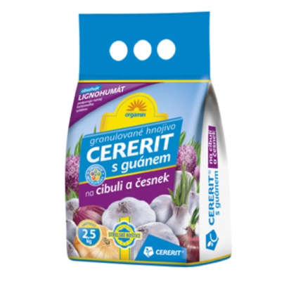 Cererit s guánem CIBULE, ČESNEK - Forestina - hnojivo - 2,5 kg