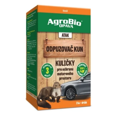 ATAK - Odpuzovač kun kuličky - AgroBio - proti kunám - 2 ks