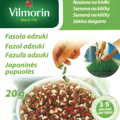 Semena na klíčky - Fazol adzuki - semena - 20 g