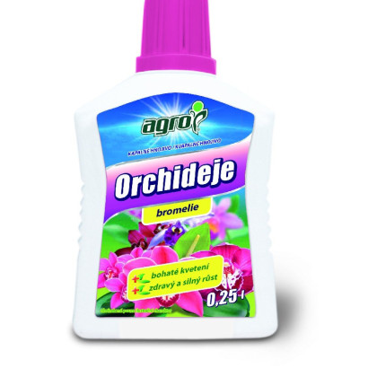Hnojivo na orchideje a bromélie - Agro - 250 ml