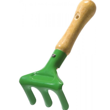 Dětské hrabičky Stocker - zelené - 15 cm - 1 ks