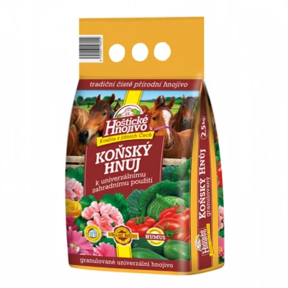 Koňský hnůj - Hoštické hnojivo - 2,5 kg